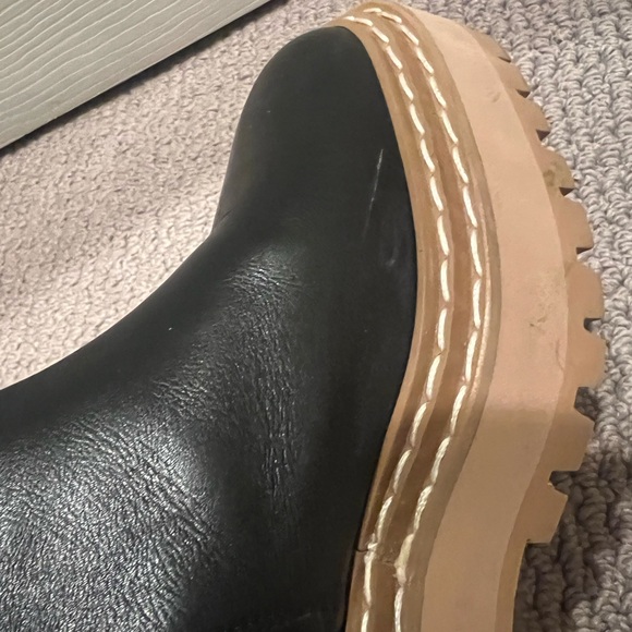 Proenza Schouler Black Lug Sole Boots, Size 38.5, Like New - Picture 8 of 13